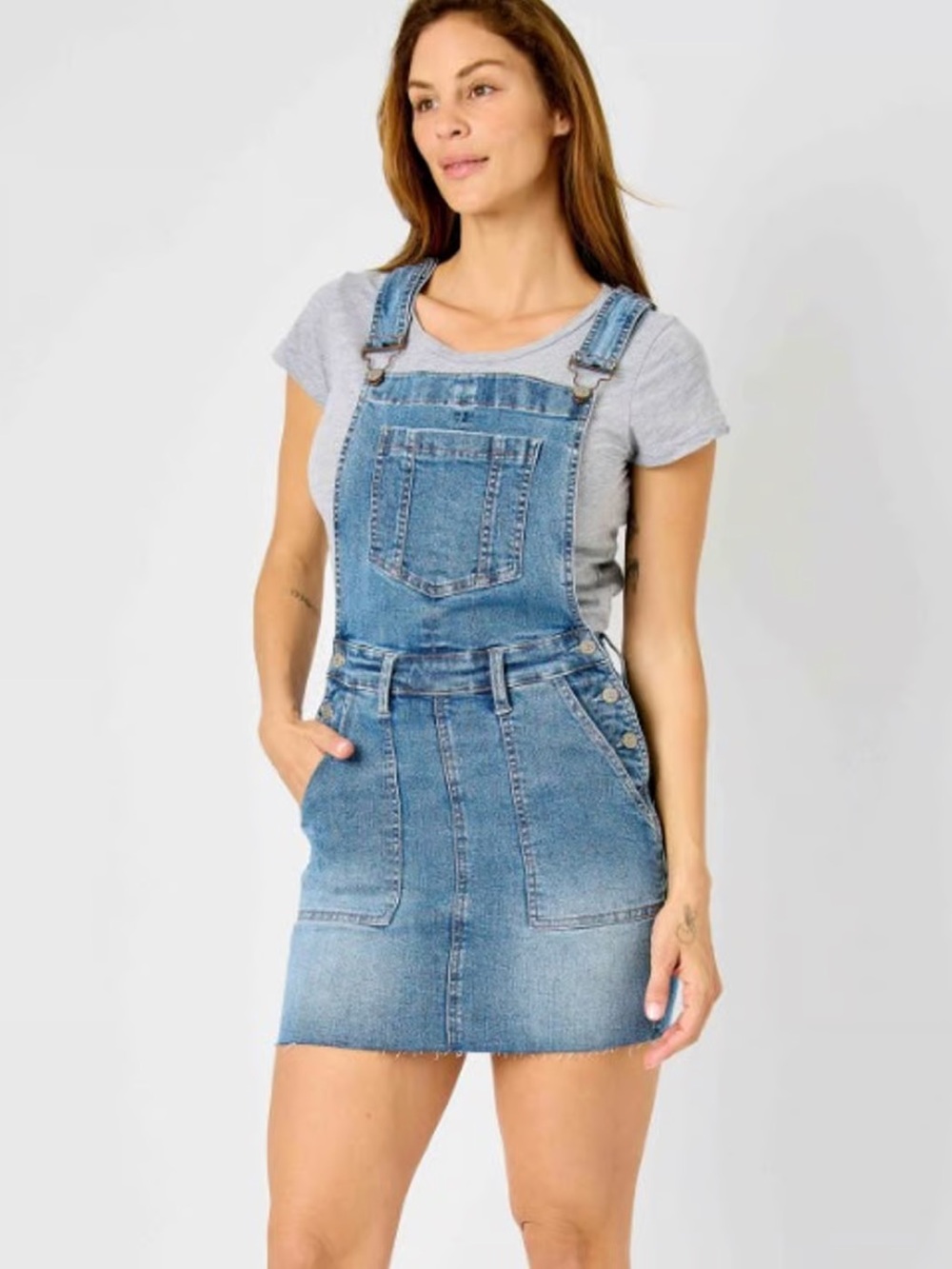 💙 Judy Blue Denim Overall Dress